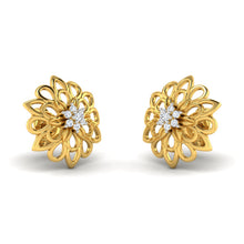 18k Gold Diamond Earring