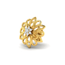 18k Gold Diamond Earring