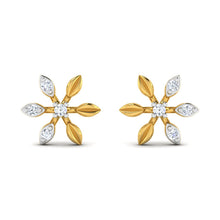 18k Gold Diamond Earring