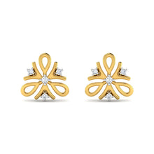 18k Gold Diamond Earring