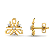 18k Gold Diamond Earring