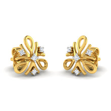 18k Gold Diamond Earring