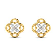 18k Gold Diamond Earring