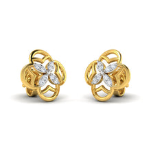 18k Gold Diamond Earring
