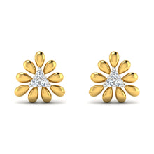 18k Gold Diamond Earring