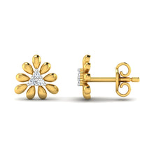 18k Gold Diamond Earring