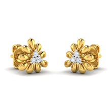 18k Gold Diamond Earring