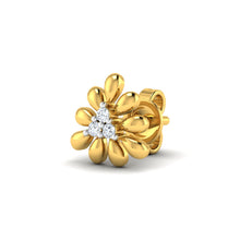18k Gold Diamond Earring