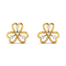 18k Gold Diamond Earring