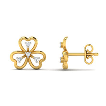 18k Gold Diamond Earring
