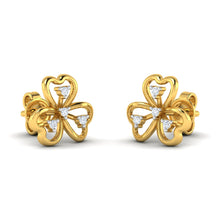 18k Gold Diamond Earring