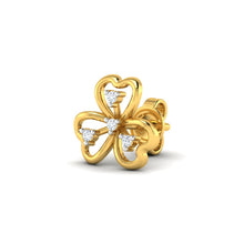 18k Gold Diamond Earring