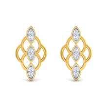 18k Gold Diamond Earring