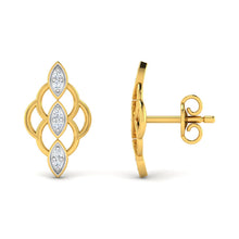 18k Gold Diamond Earring