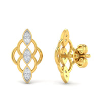 18k Gold Diamond Earring