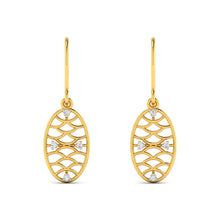 18k Gold Diamond Earring