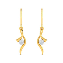 18k Gold Diamond Earring