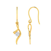 18k Gold Diamond Earring