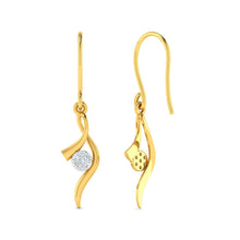 18k Gold Diamond Earring