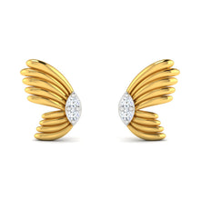 18k Gold Diamond Earring