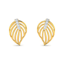 18k Gold Diamond Earring
