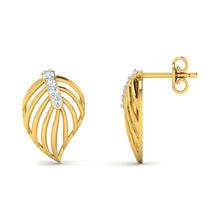 18k Gold Diamond Earring