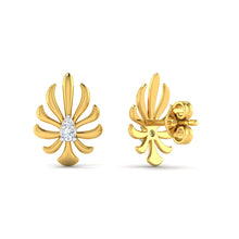 18k Gold Diamond Earring