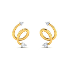 18k Gold Diamond Earring
