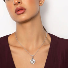 LORDS JEWELS 92.5 Silver Glow Pendant with Chain