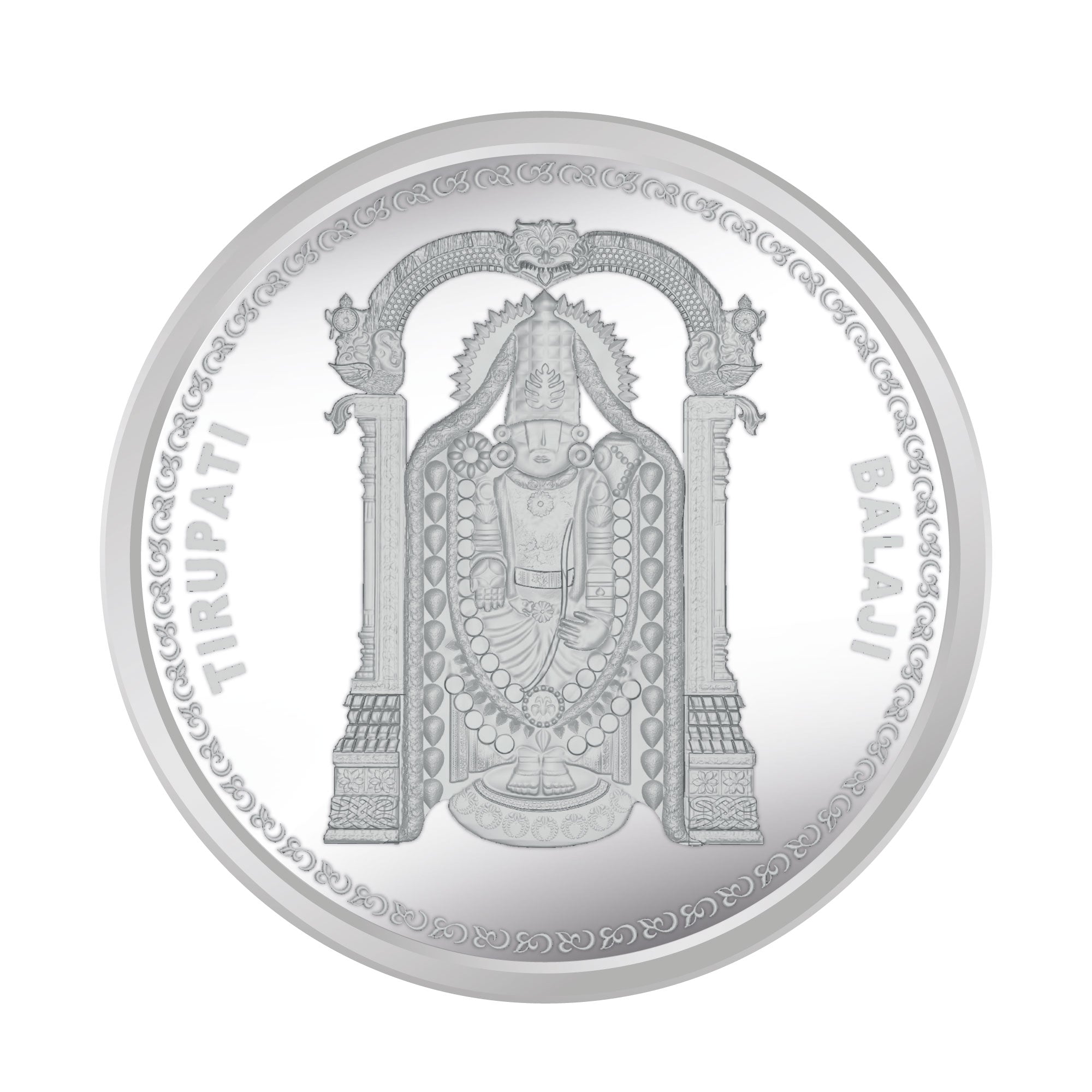Tirupati Balaji Silver Coins 20 GM
