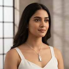 925 Sterling Silver Om Pendant