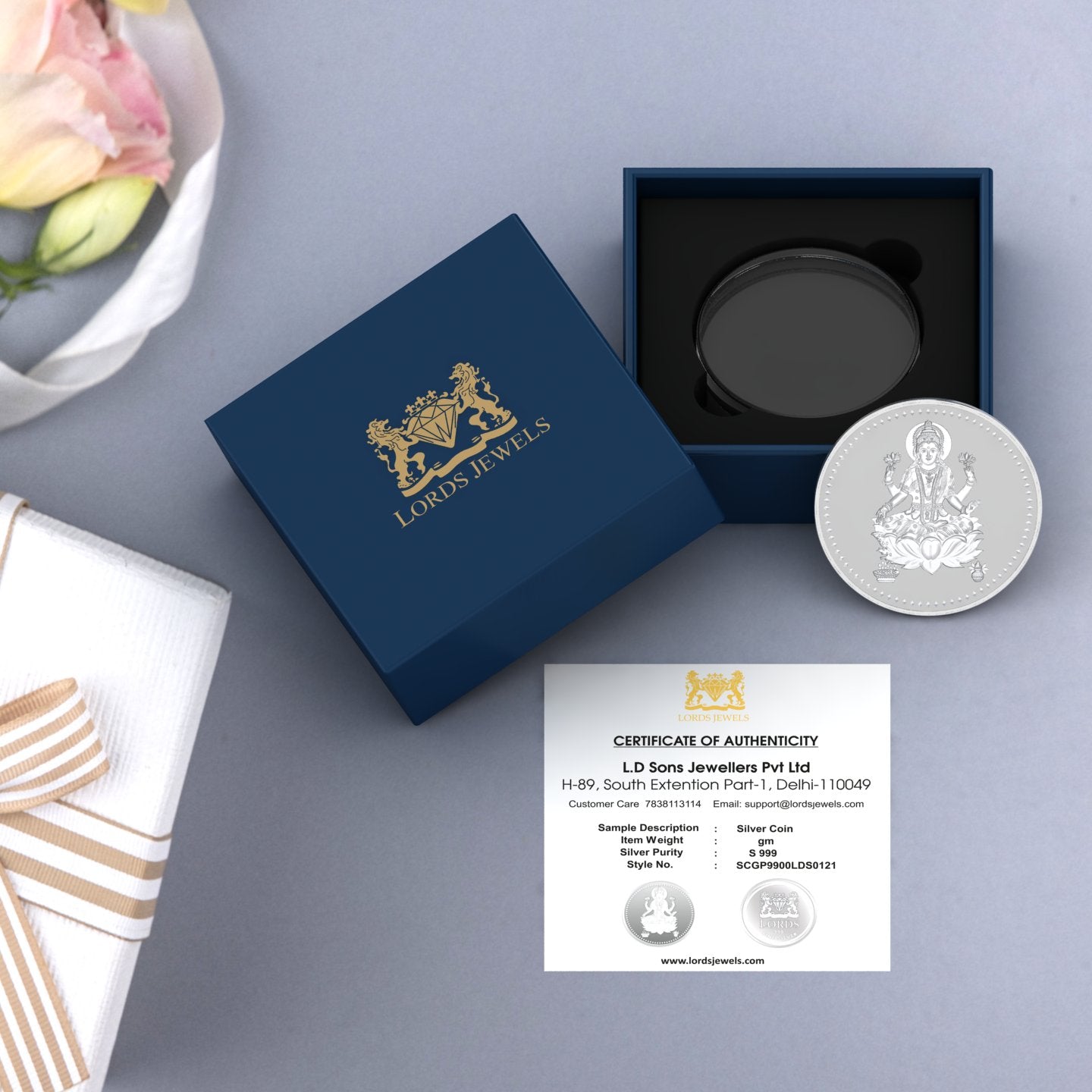 Laxmi Ji Silver Coin 10 GM