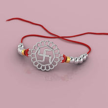 Lords Jewels Silver Rakhi for Raksha Bandhan Pack of 2