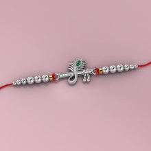 Lords Jewels Hare Rama Hare Kishna Silver Rakhi (SR003)