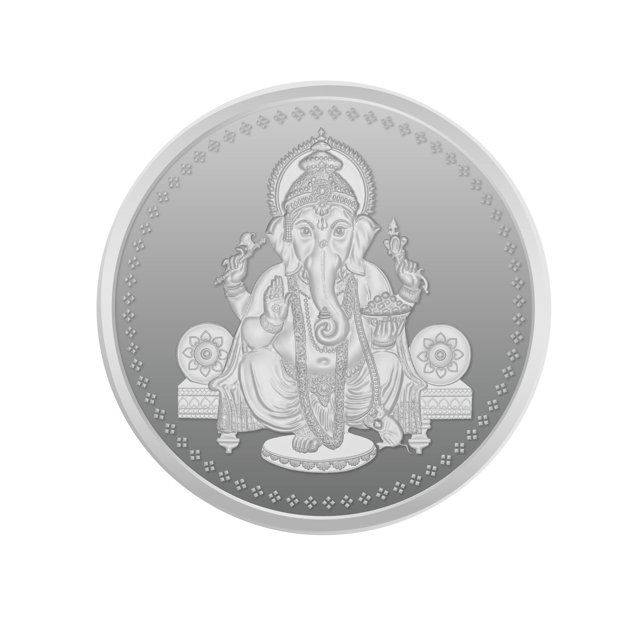Ganesh ji Silver Coins 20 GM lordsjewels