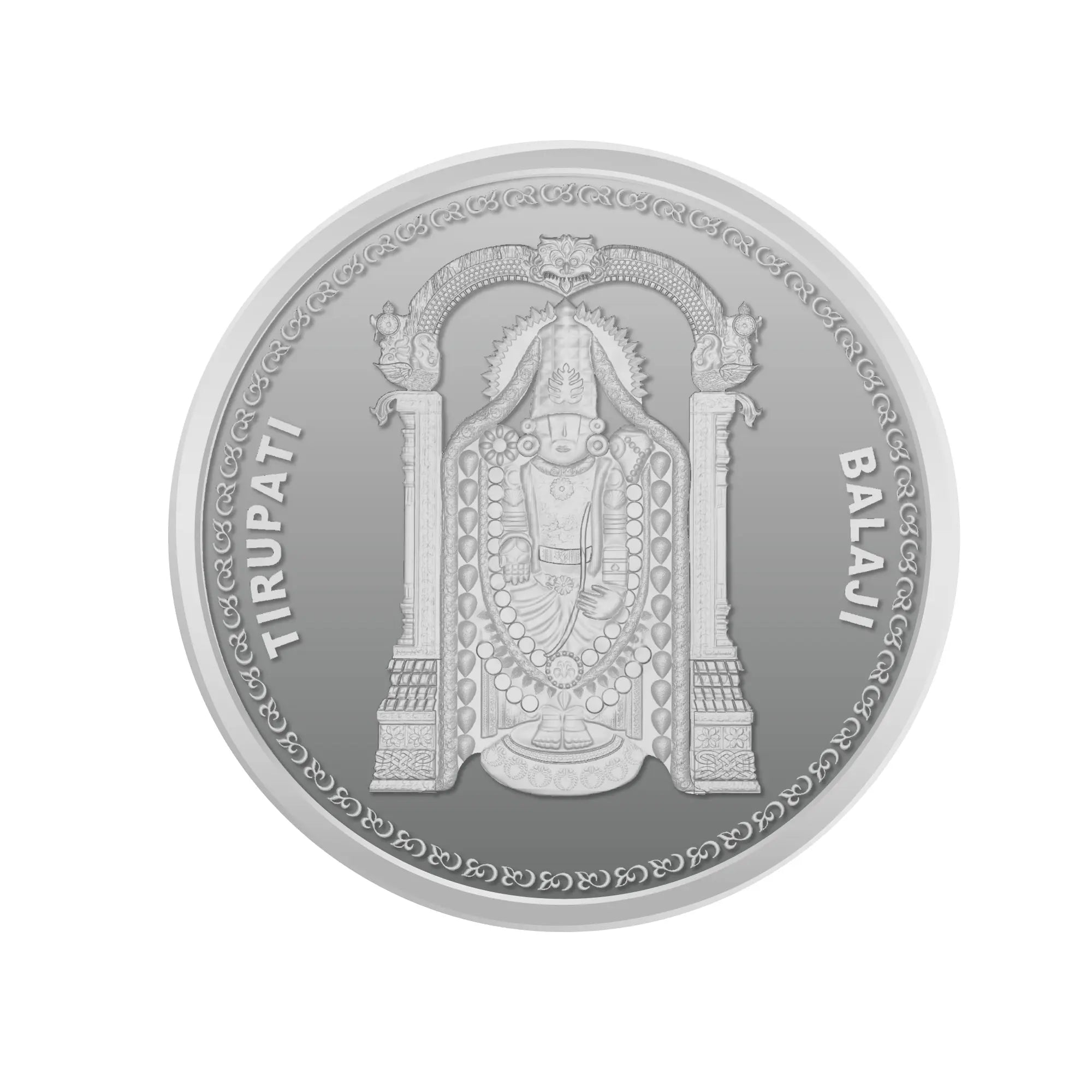 Tirupati Balaji Silver Coins 50 gm lordsjewels