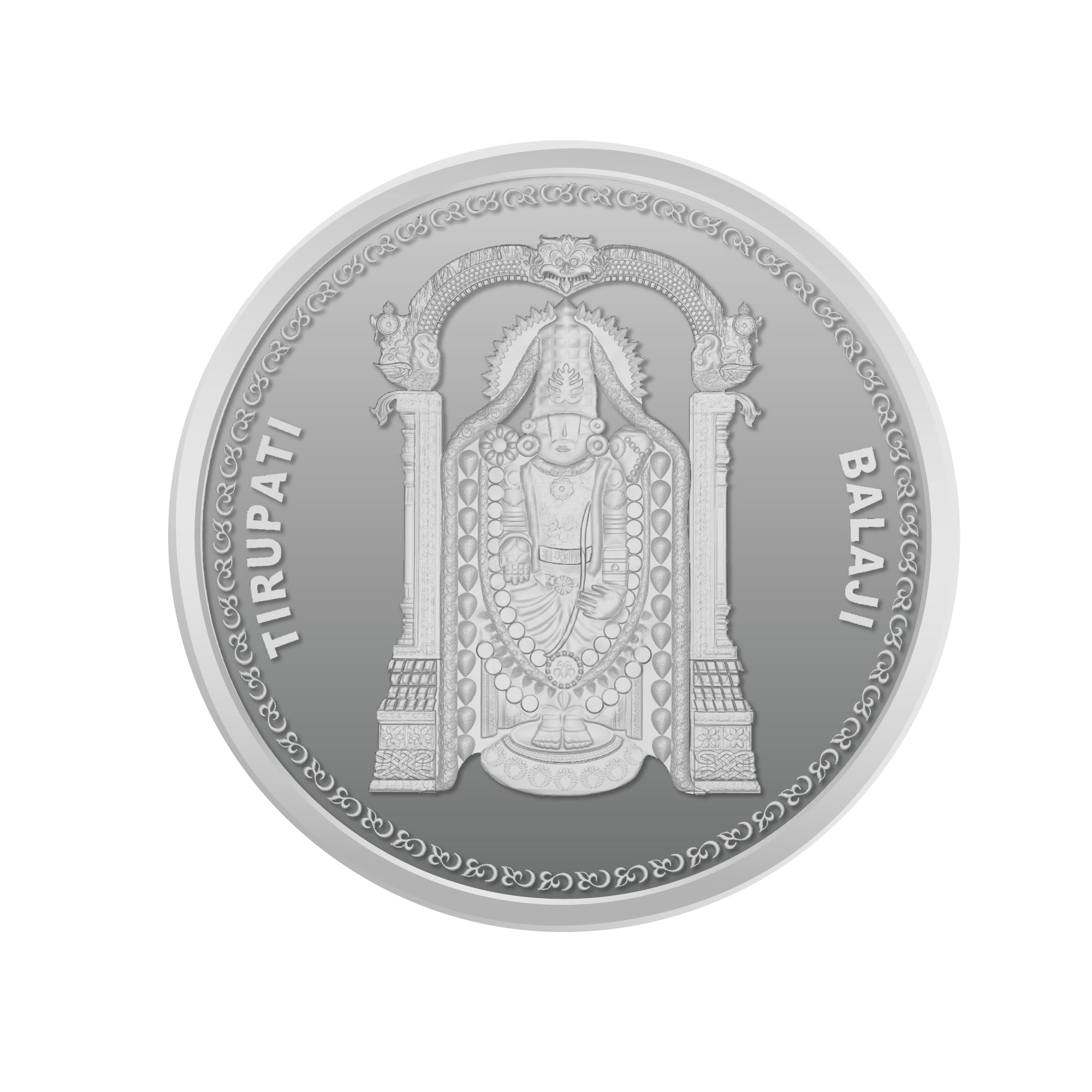 Tirupati Balaji Silver Coins 20 GM lordsjewels