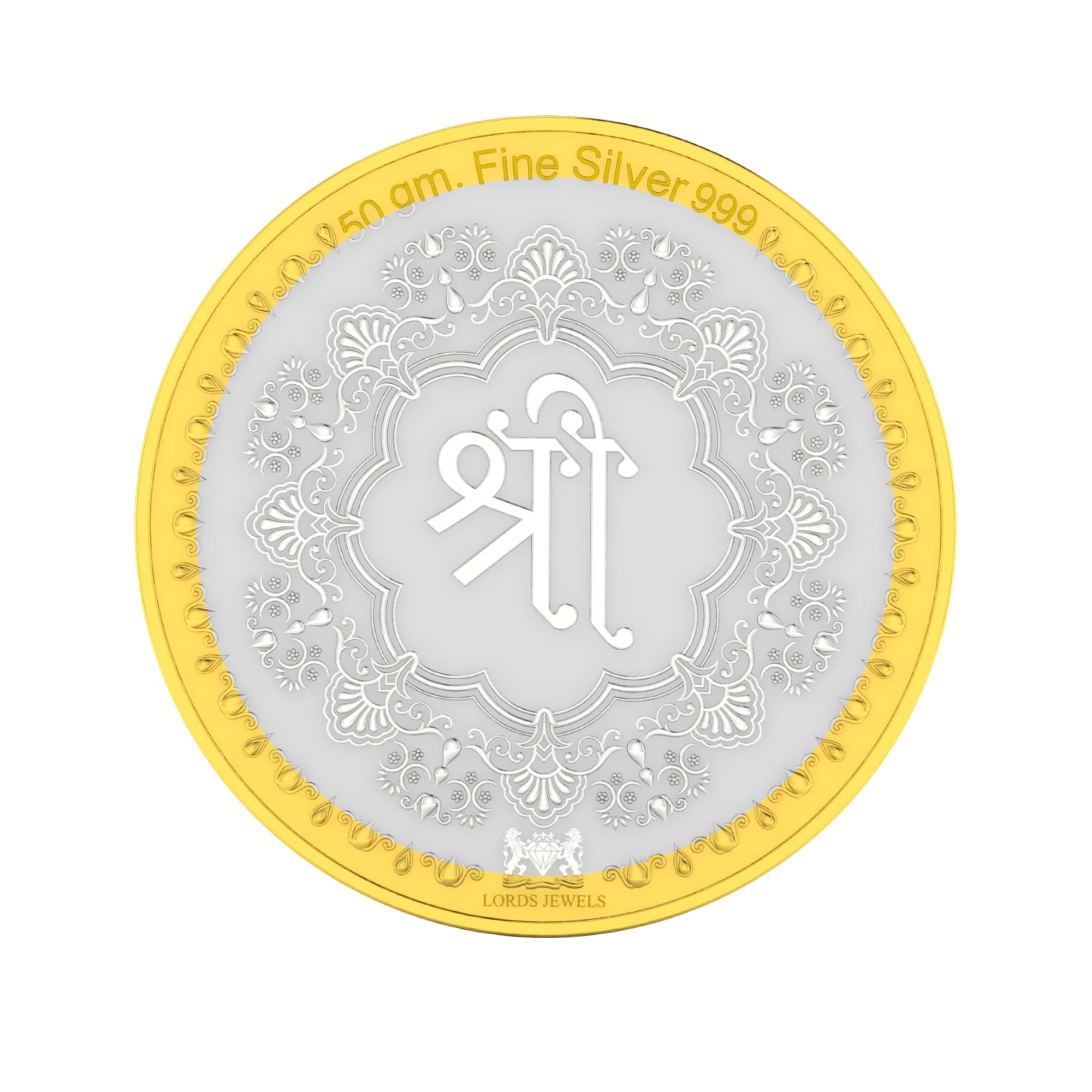 Shree Silver Coin 50GM
