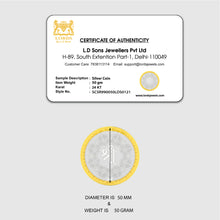 Shree Silver Coin 50GM lordsjewels