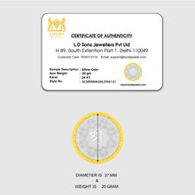 Shree Ji Silver Coin 20 GM lordsjewels