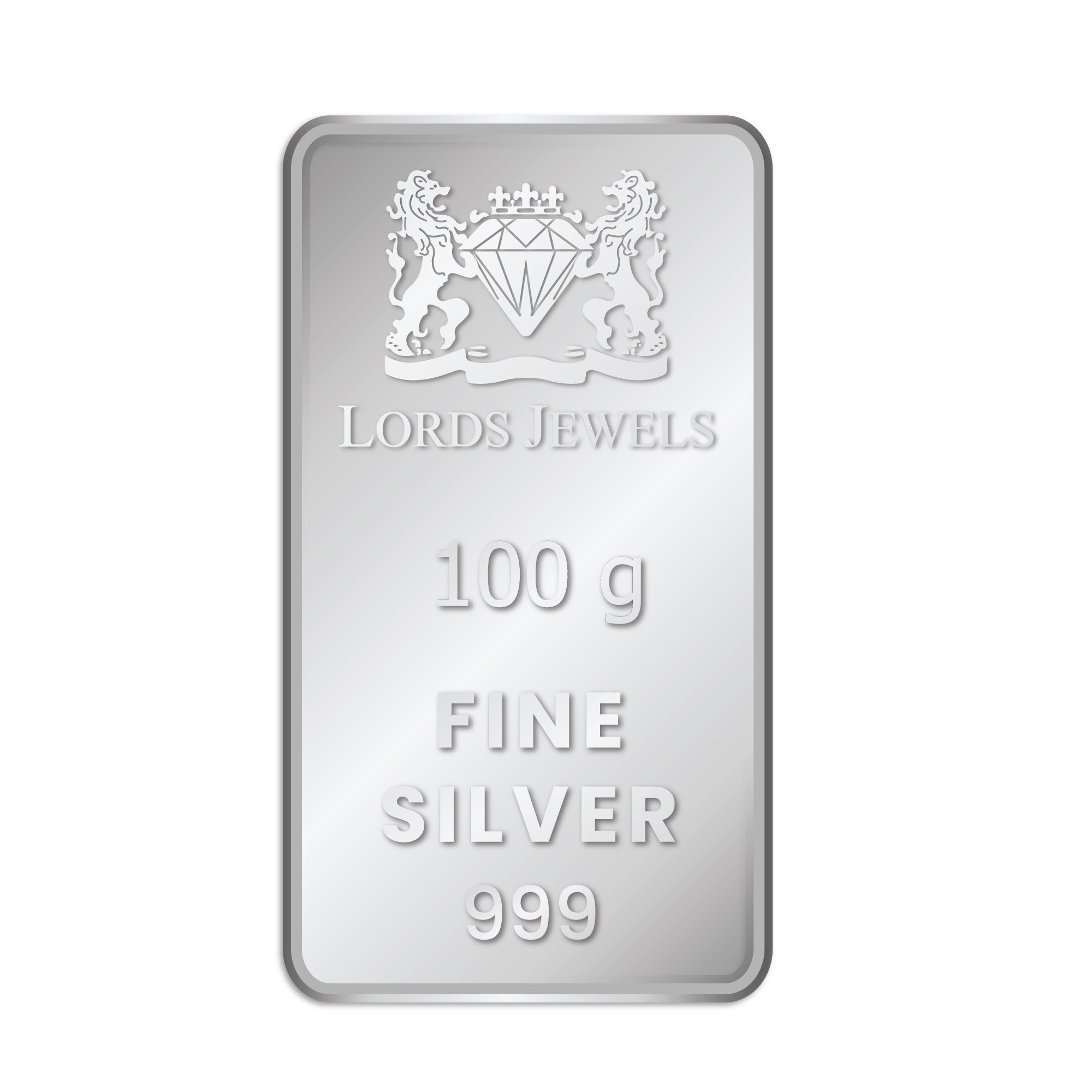 100 Grams 999 Purity Silver Bar