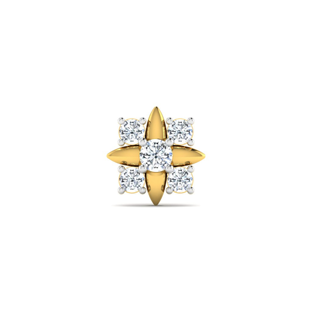 Floret Diamond Nose Pin lordsjewels