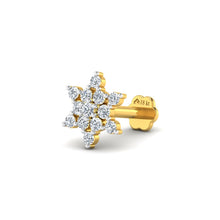 Geranium Diamond Nose Pin lordsjewels