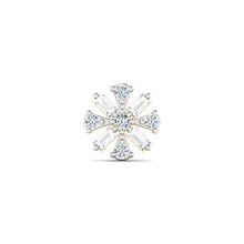 Crystal Cross Diamond Nose Pin lordsjewels