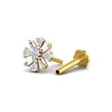 Crystal Cross Diamond Nose Pin lordsjewels