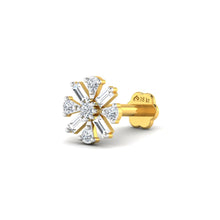 Crystal Cross Diamond Nose Pin lordsjewels