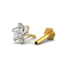 Dazzling Lilly Diamond Nose Pin lordsjewels