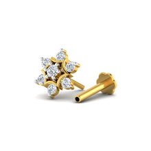 Evergreen Moon Diamond Nose Pin lordsjewels