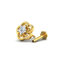 Lively Floret Diamond Nose Pin lordsjewels
