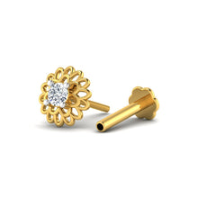 Floret Charriot Diamond Nose Pin lordsjewels